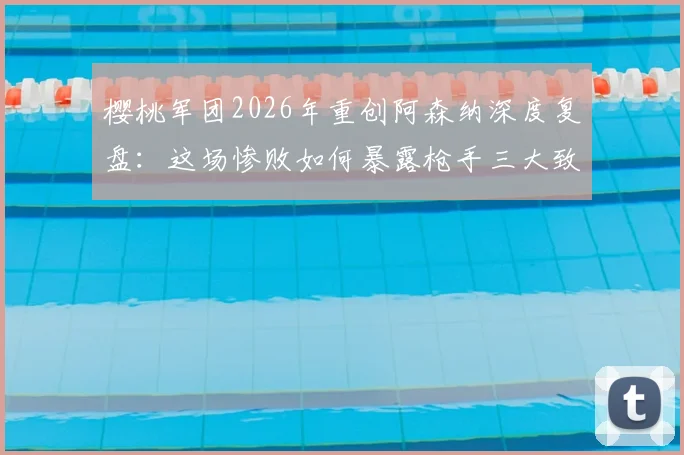 樱桃军团2026年重创阿森纳深度复盘：这场惨败如何暴露枪手三大致命短板，争冠之路是否就此转向？